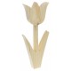 Tulipan z listkami decoupage